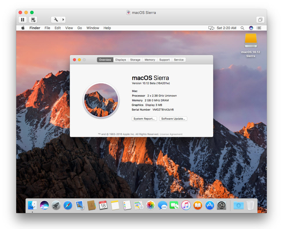 Final Result Macos Sierra Installation On Macbook