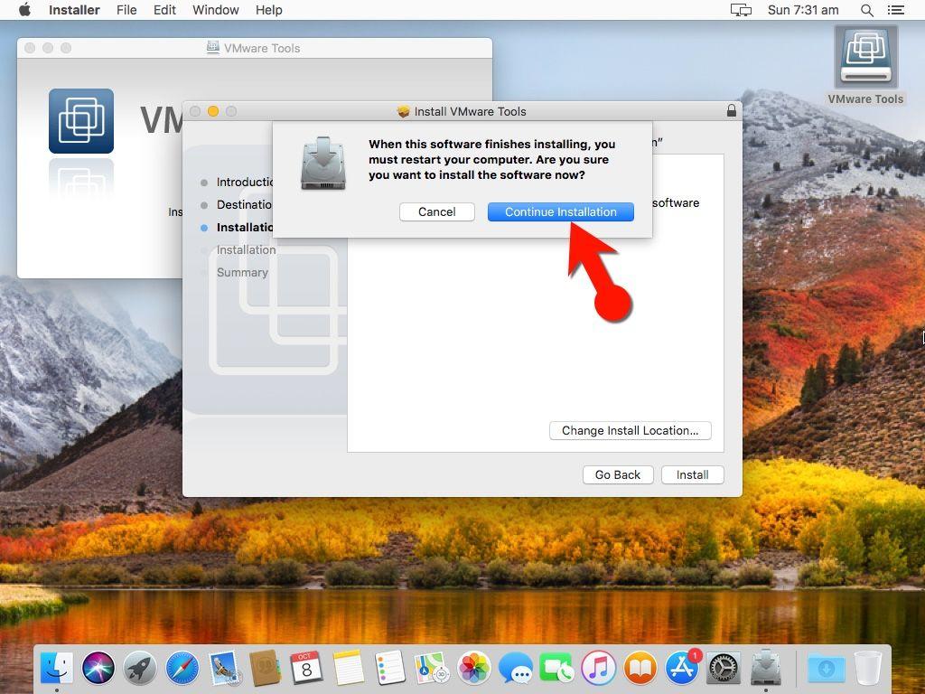 Comment Installer Vmware Tools Sur Macos High Sierra