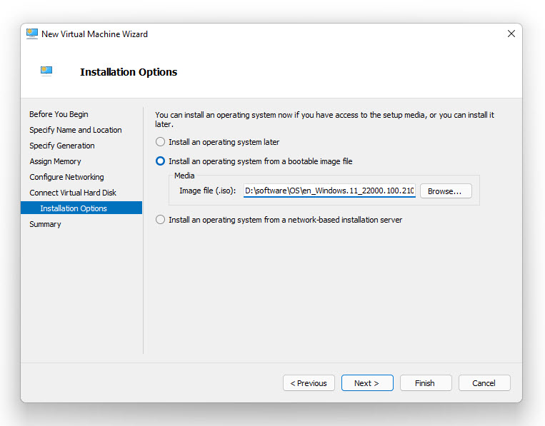 Installer Windows 11 Sur Hyper-V