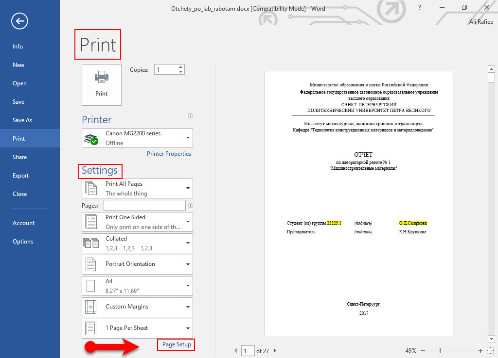 Comment Imprimer Des Documents Dans Microsoft Office 2016