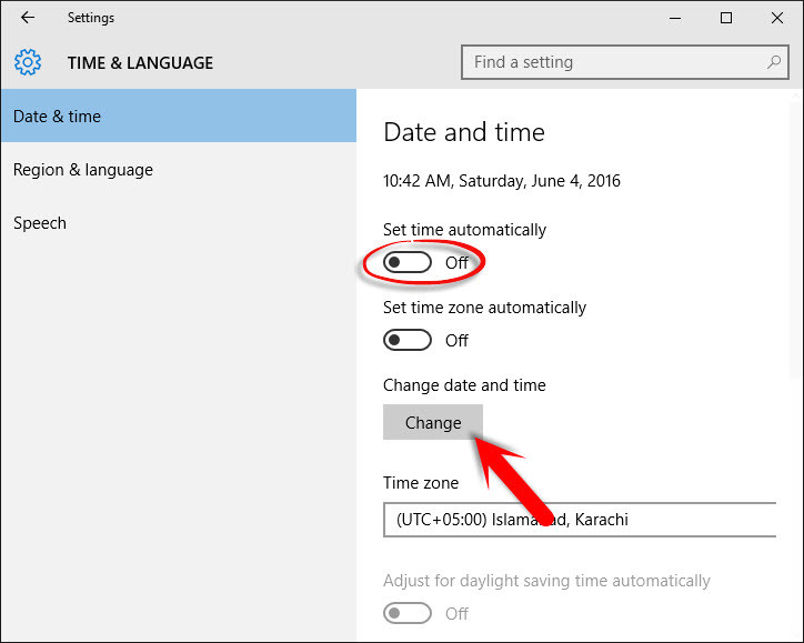 How To Change Date And Time