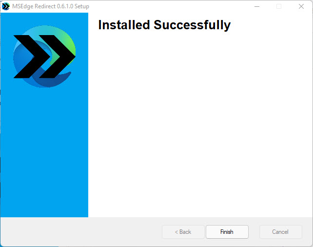 Installed Successfully