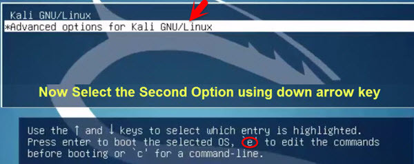 Réinitialiser Le Mot De Passe Kali Linux