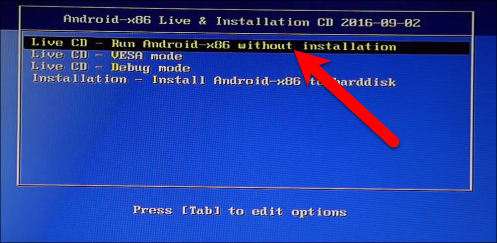 Android Live Installation Cd