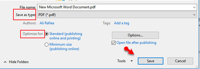 Comment Enregistrer Des Documents Word Dans Microsoft Word 2016