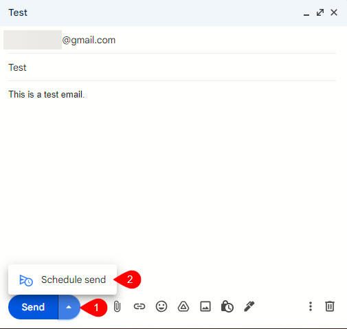 Planifier Un E-Mail