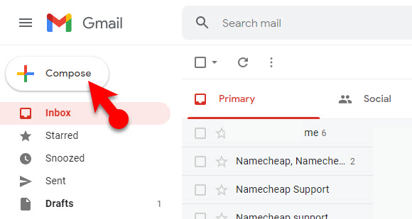 Create A New Mail