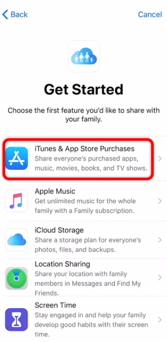 4 Start Sharing Itunes App Store Purchases