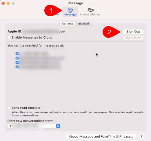 Deaktivieren Sie Imessage-Benachrichtigungen