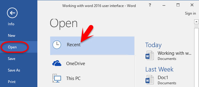 how to open a new document in pages