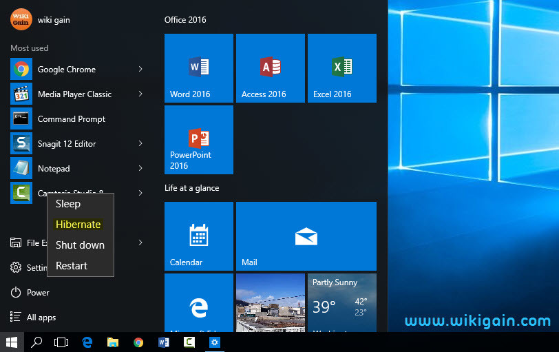 How to Enable Hibernate on Windows 10