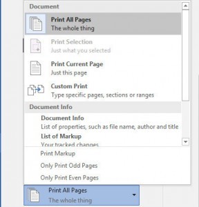 How to Print Document in Word 2016? - wikigain