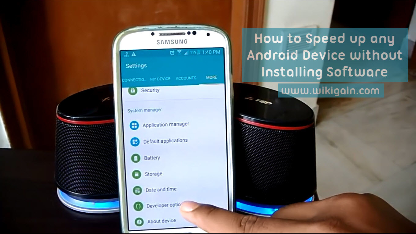 Speed up Android Devices without Installing Software - wikigain