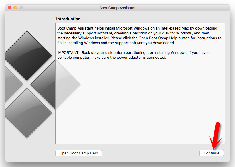 use boot camp assistant on a usb for mac