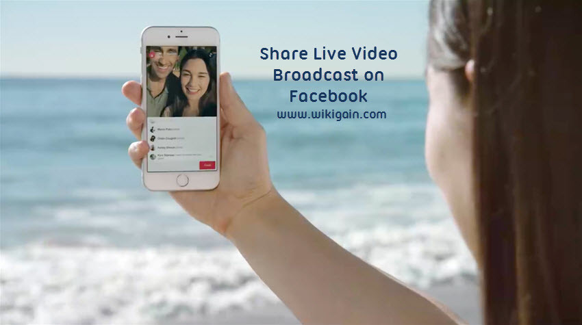 Share Live Video Broadcast on Facebook