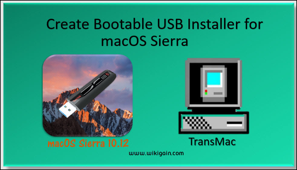 creatte usb installer dmg from windowds