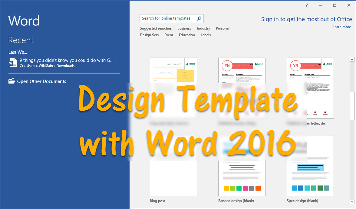 web templates for ms word
