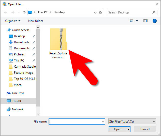 How to Reset Zip File Password?