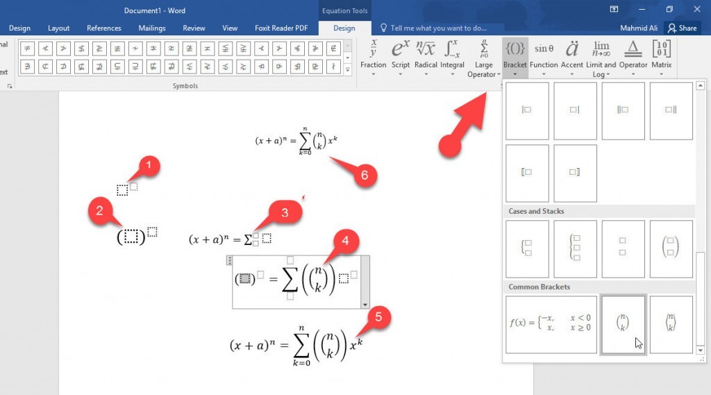 how-to-type-and-use-mathematical-equations-in-word-2016-wikigain