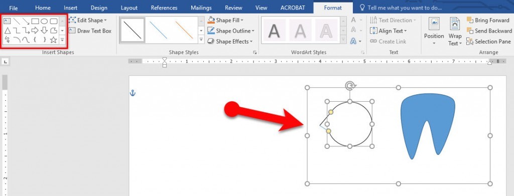 Insert Pictures And Draw Shapes In Microsoft Office Word 2016 Wikigain