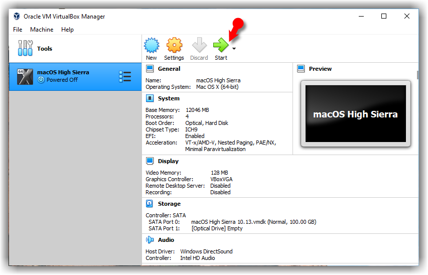 install mac os 10.12 sierra windows virtualbox