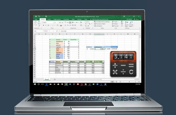 How to Do Basic Arithmetic Calculations in Microsoft Excel 2016