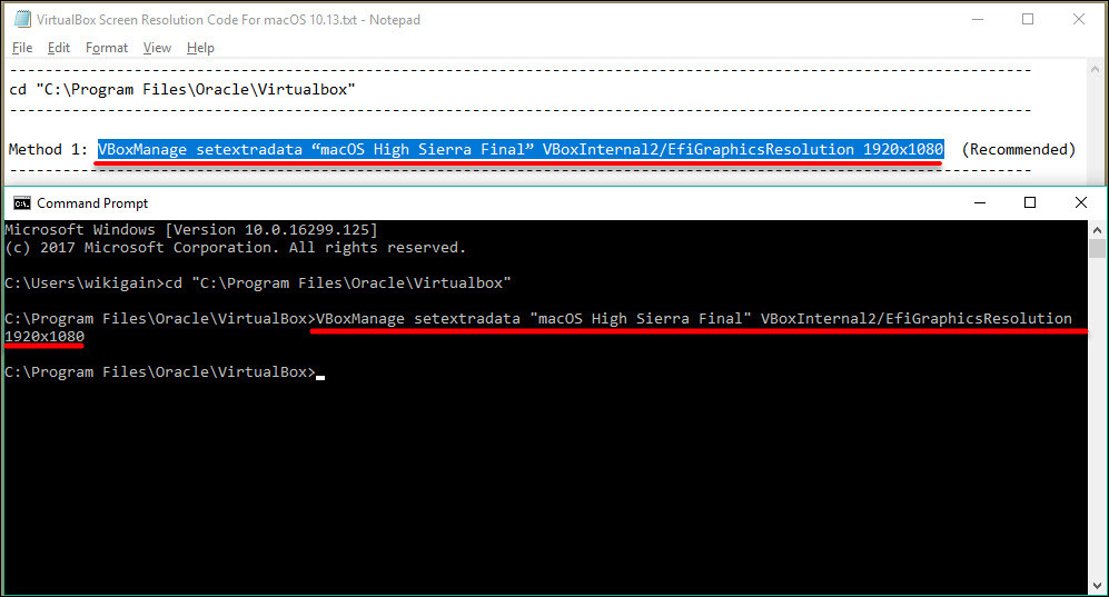 Fix VirtualBox macOS High Sierra Screen Resolution (1920x1080 - 4K - 5K ...