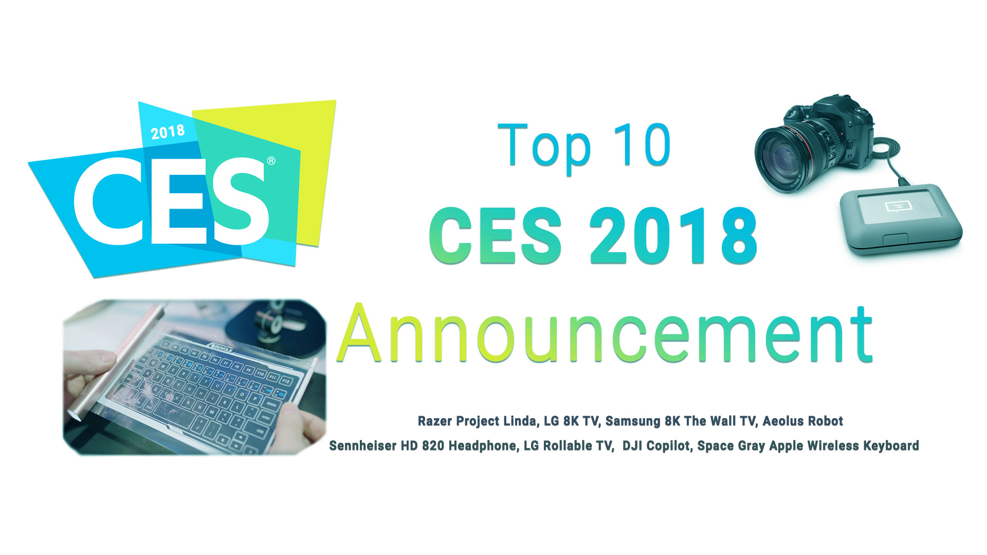 Top 15 Best CES 2018 Announcement