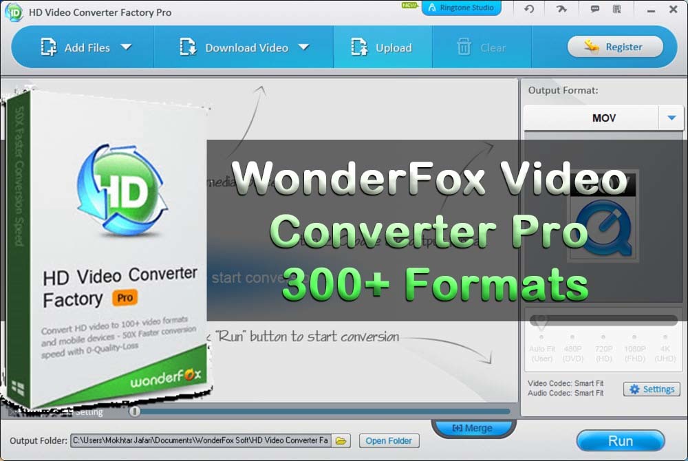 WonderFox HD Video Converter Factory Pro 26.7 for ipod download