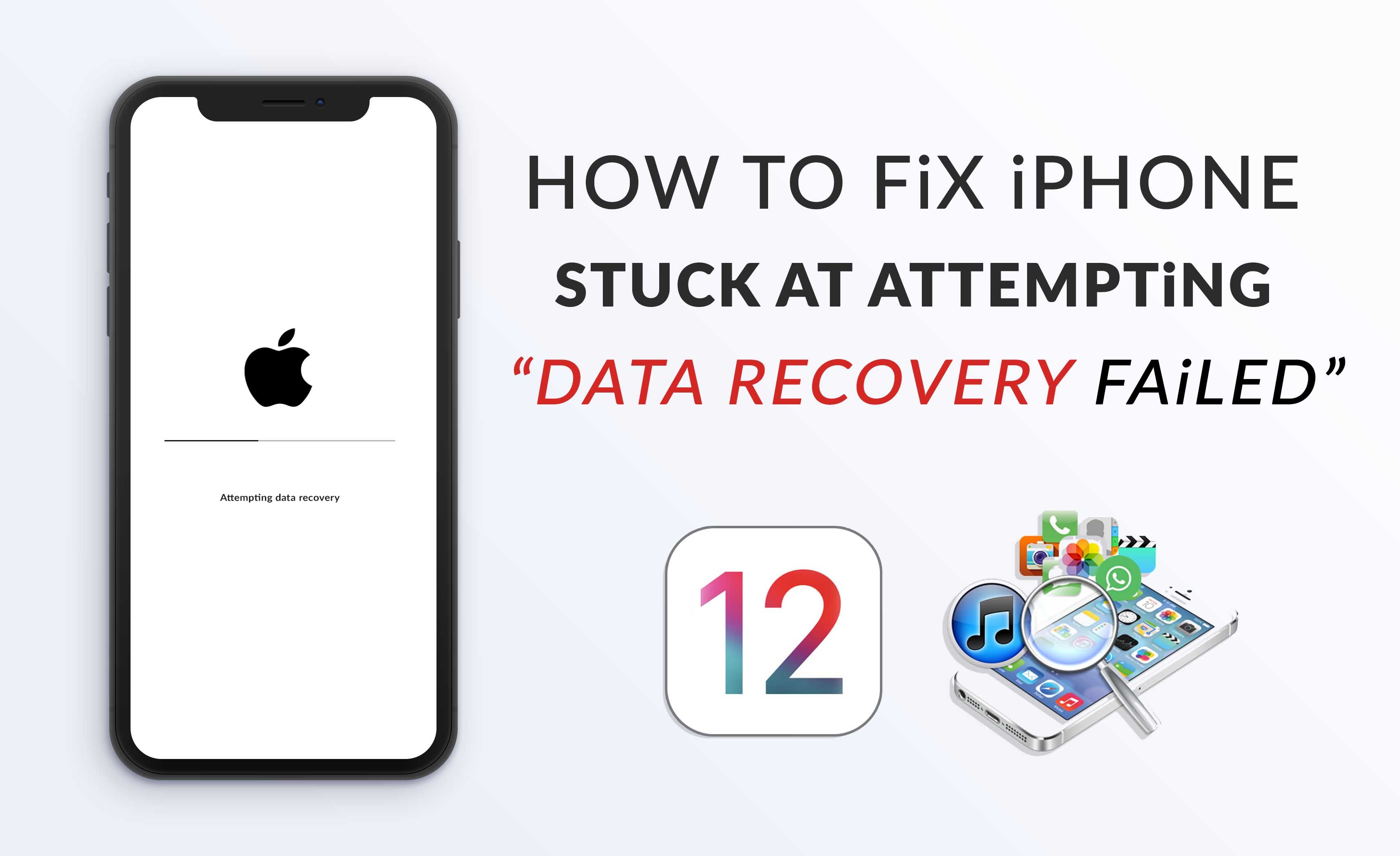attempting data recovery iphone