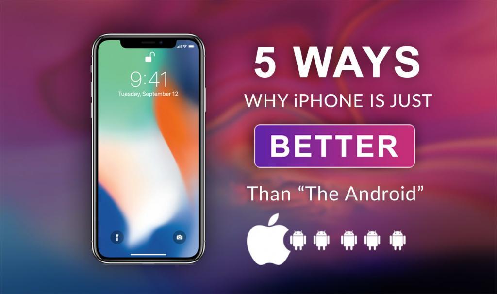 5 Ways IPhone Is Just Better Than Android - Wikigain