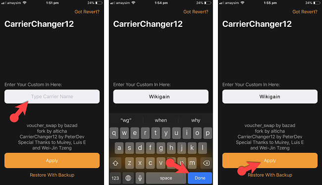 Change Carrier Logo on iOS 12 "No Jailbreak"