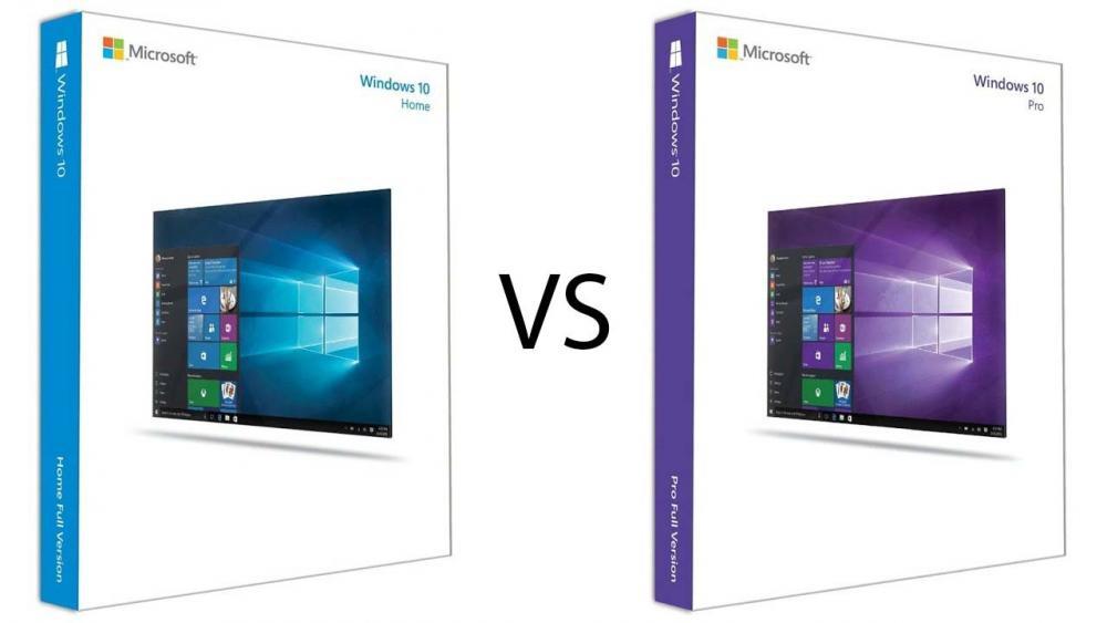 Difference Between Windows 10 Home & Windows 10 Professional