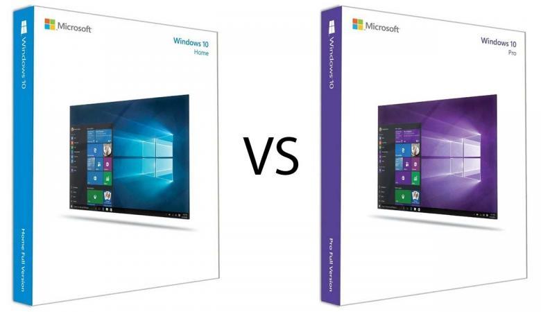 Difference Between Windows 10 Home & Windows 10 Professional