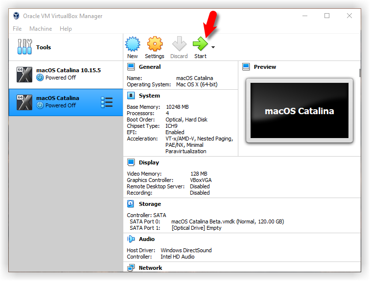 Install macOS Catalina on VirtualBox on Windows -VMDK