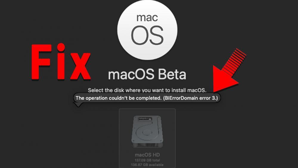 How to Fix the operation coudn't be completed BiErrorDomain Error 3