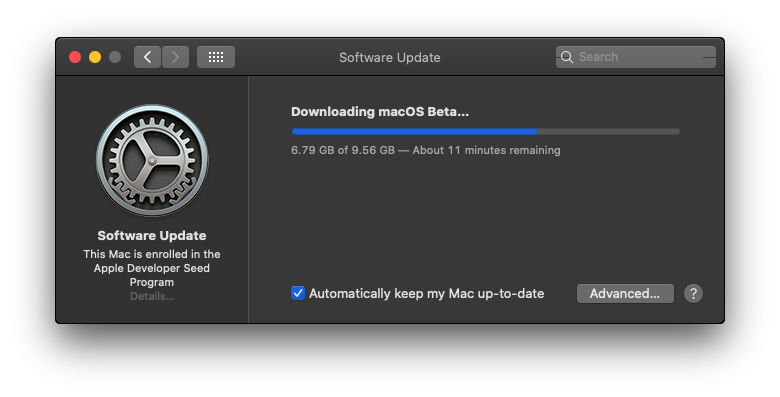 Downloading macOS Big Sur