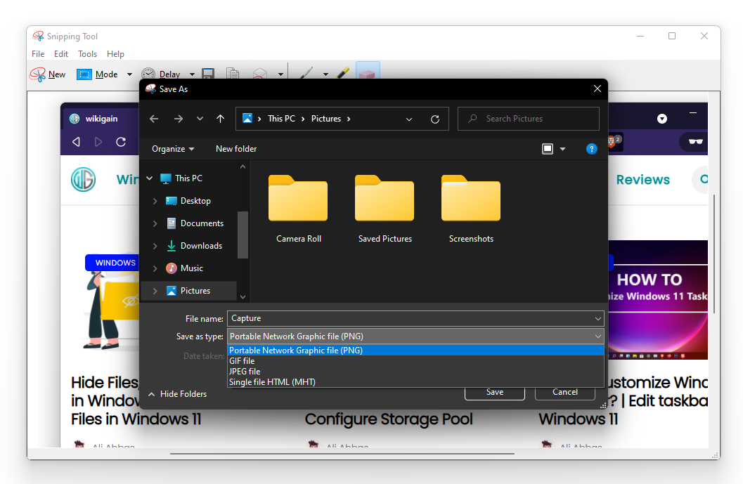 How to Take screenshots in Windows 11 without using Third Party Apps  - 34