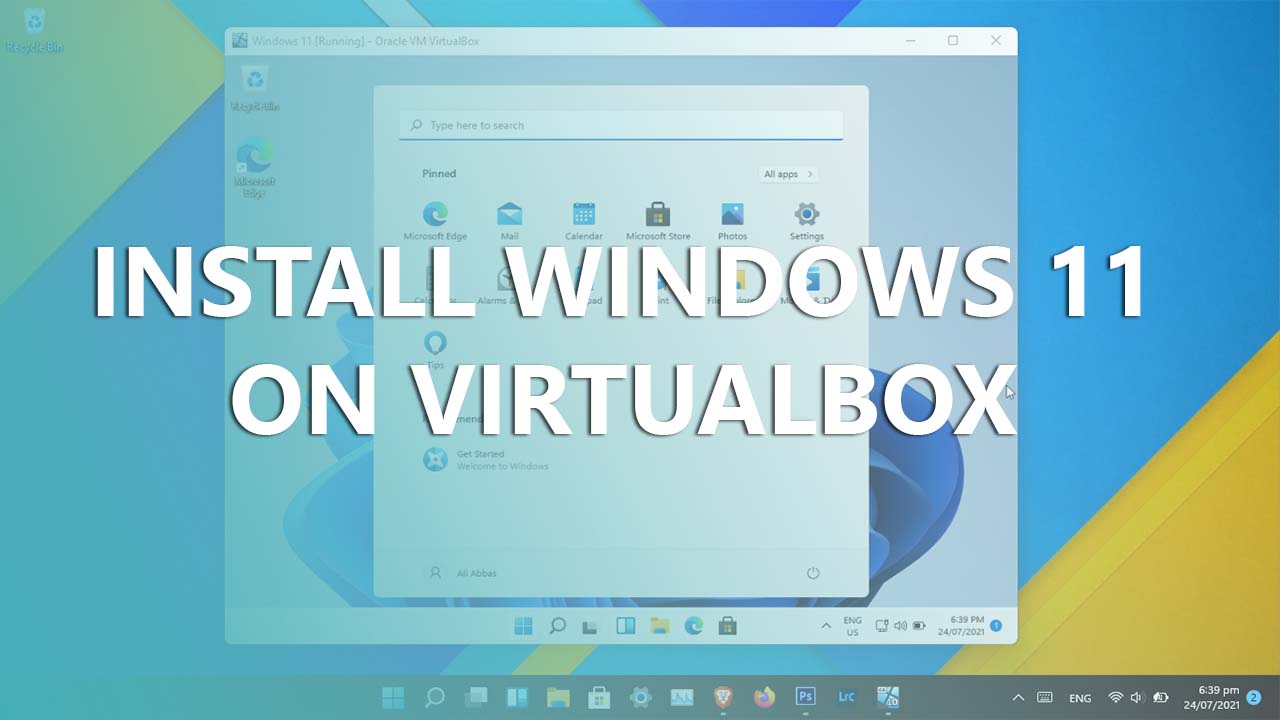 install windows in virtualbox mac