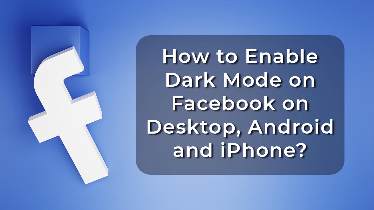 Enable Dark Mode on Facebook on Android Browser