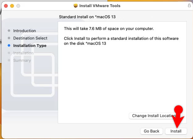 Install VMware Tool on macOS Ventura