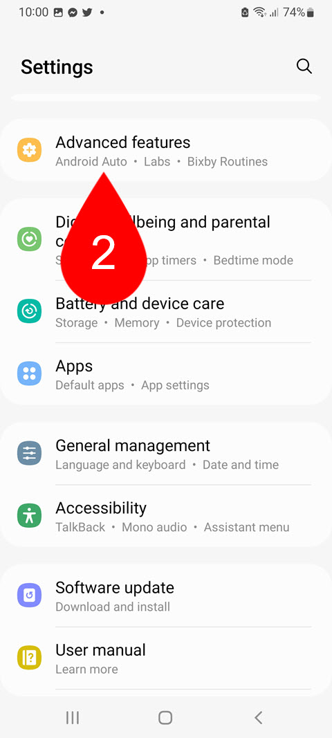 Turn on or Off screen of Samsung Galaxy Phone by Double tap