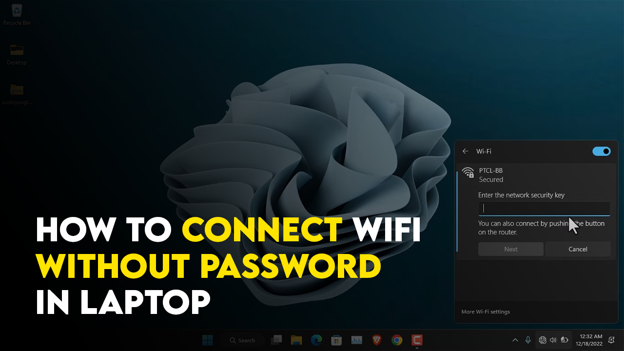 connect to wifi without password