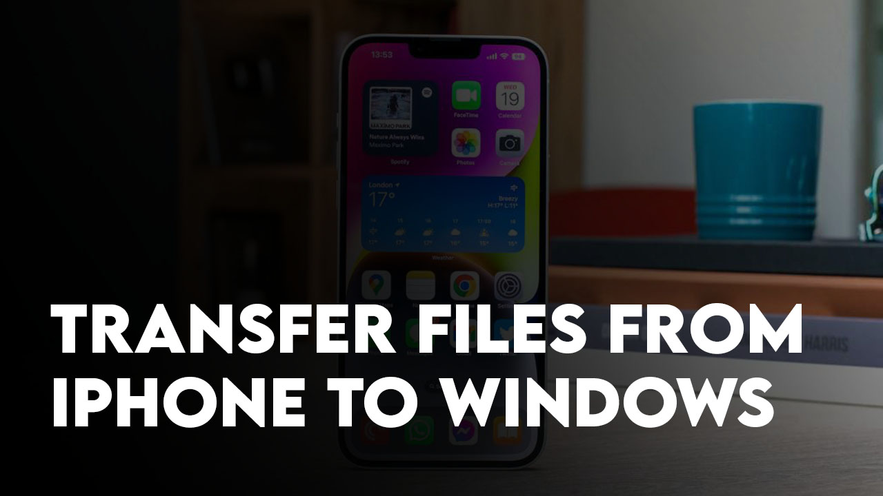 Transfer files from iPhone to Windows